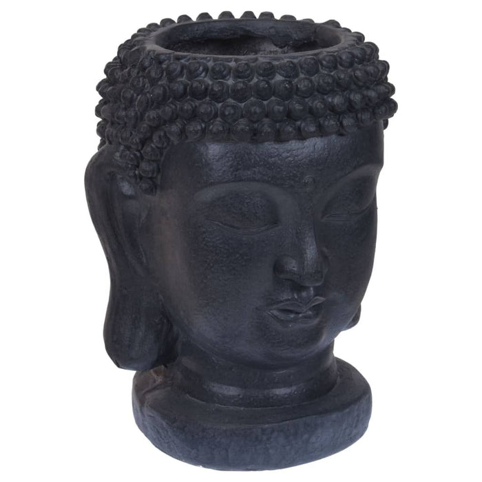 Blumentopf Buddha-Figur 25x26x35 cm Anthrazit