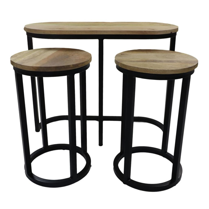 HSM Collection 3-tlg. Beistelltisch-Set