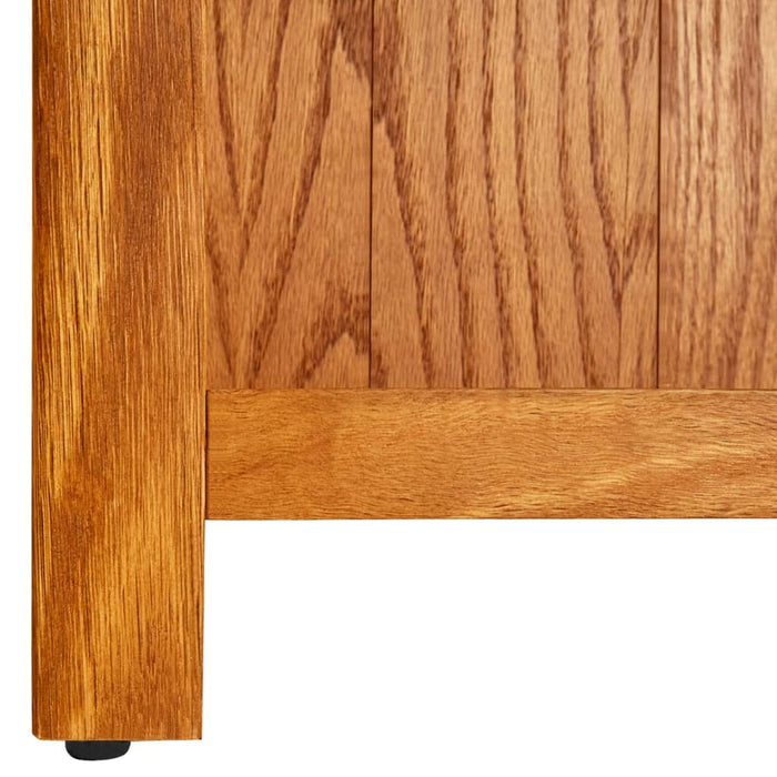 Bookcase 7 compartments 90x22.5x200 cm solid oak wood