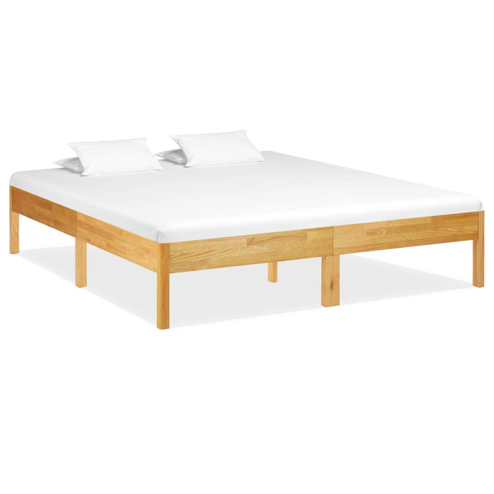Massivholzbett Eiche 200x200 cm