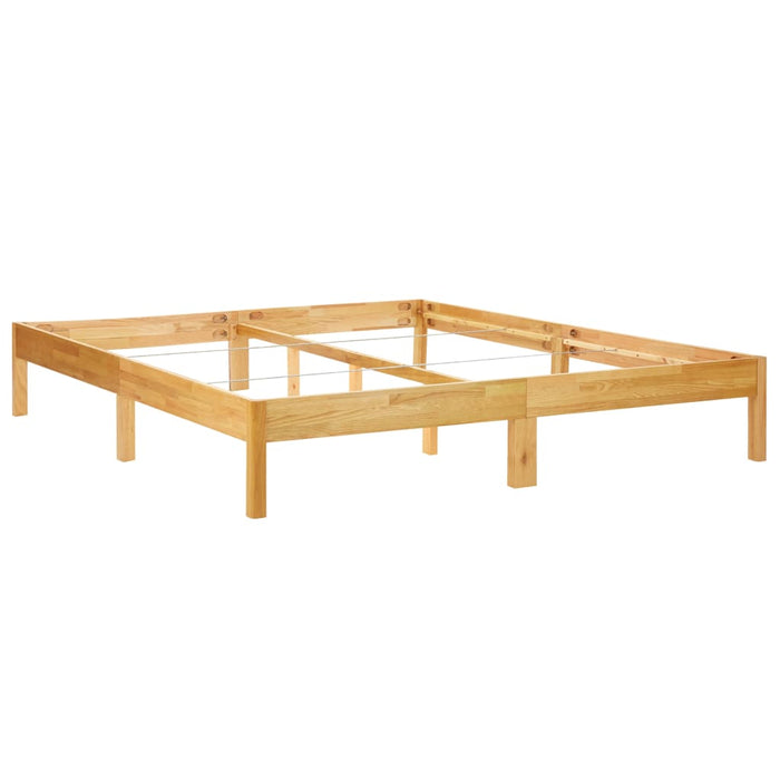 Massivholzbett Eiche 200x200 cm