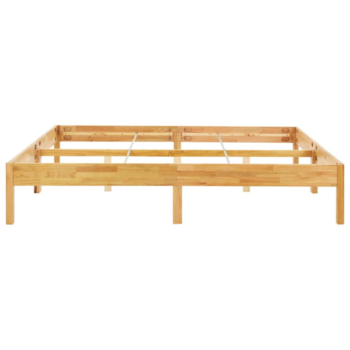 Massivholzbett Eiche 200x200 cm
