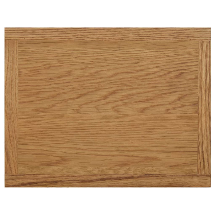 Newspaper table 45x35x55 cm solid oak wood