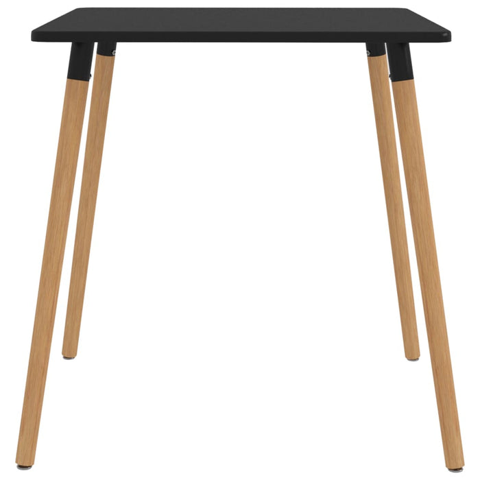Esstisch Schwarz 80x80x75 cm Metall