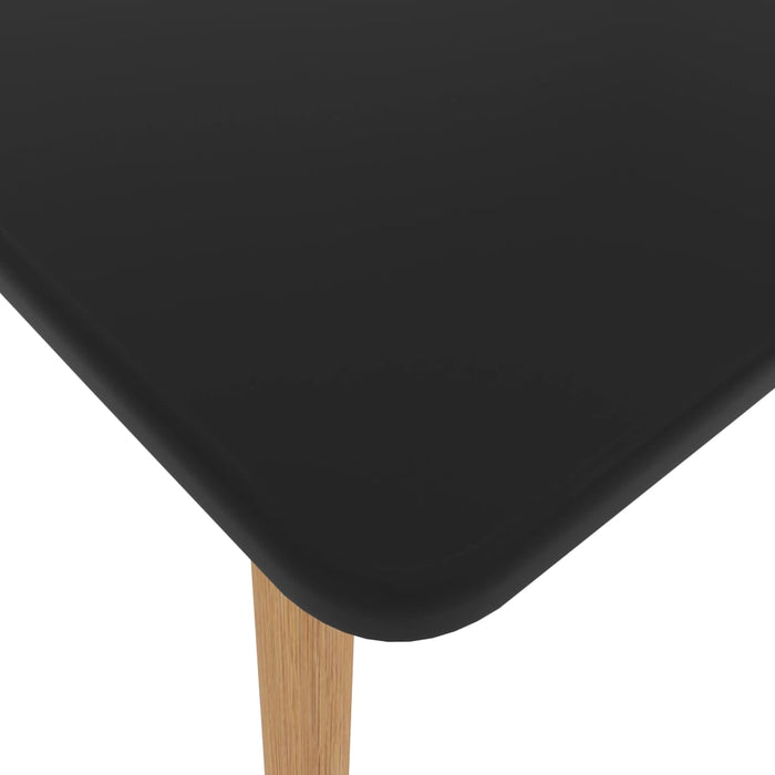 Esstisch Schwarz 80x80x75 cm Metall