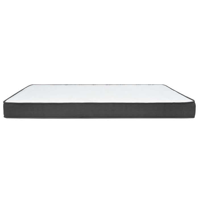 Boxspringbett Dunkelgrau Stoff 90x200 cm