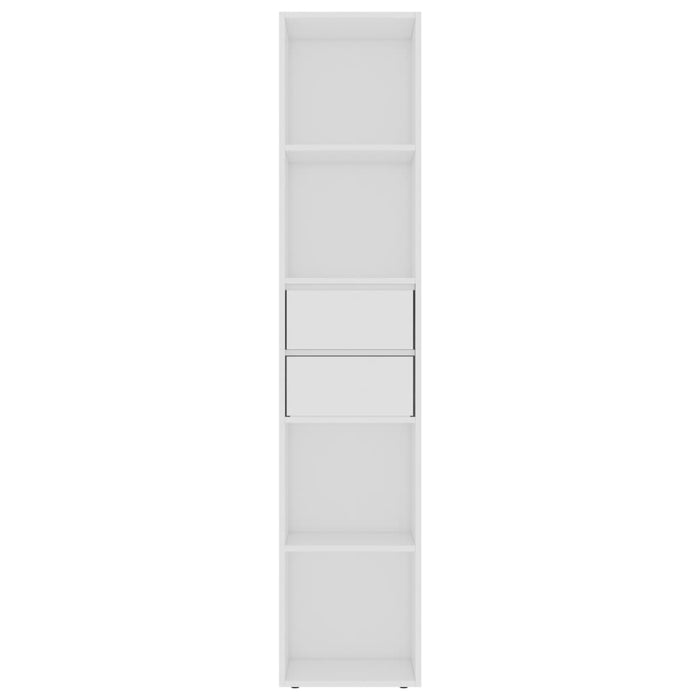 Bücherregal Weiß 36 x 30 x 171 cm Spanplatte