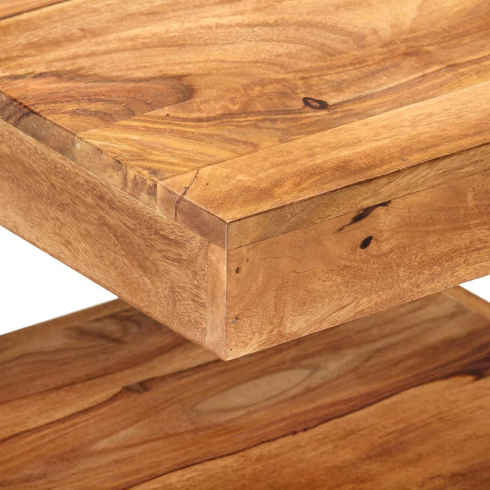 Coffee table 45x45x40 cm solid acacia wood