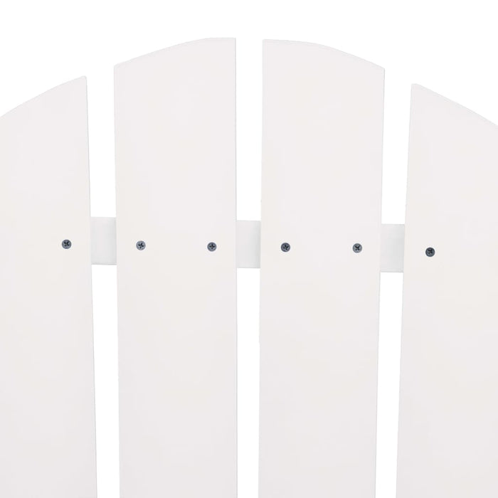 Garten-Adirondack-Stühle mit Teetisch Massivholz Tanne Weiß