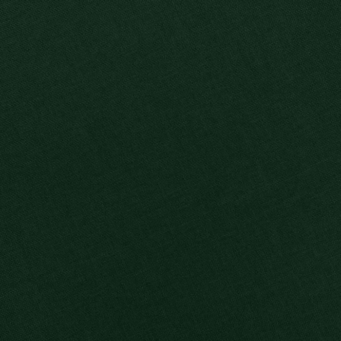 Sessel mit Fußhocker Dunkelgrün Stoff