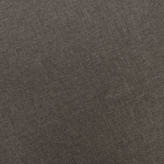 Sessel mit Fußhocker Taupe Stoff