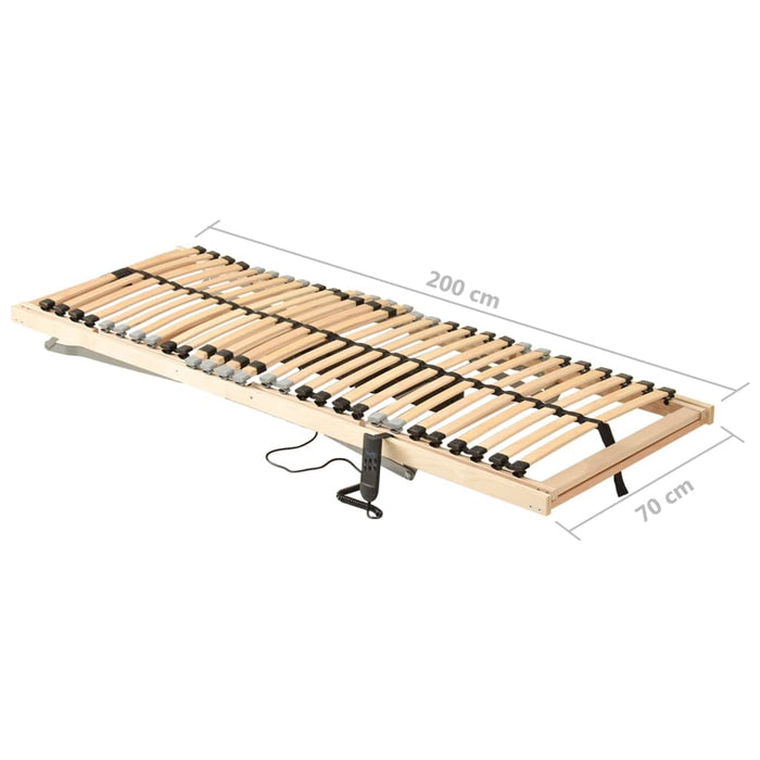 Lattenrost Elektrischmit 28 Latten 7 Zonen 70x200 cm