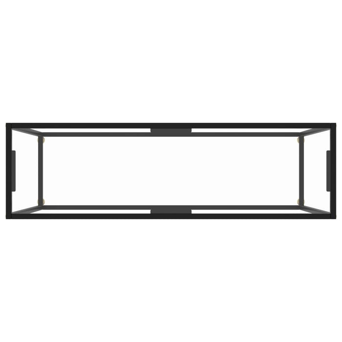 Konsolentisch Transparent 120x35x75 cm Hartglas