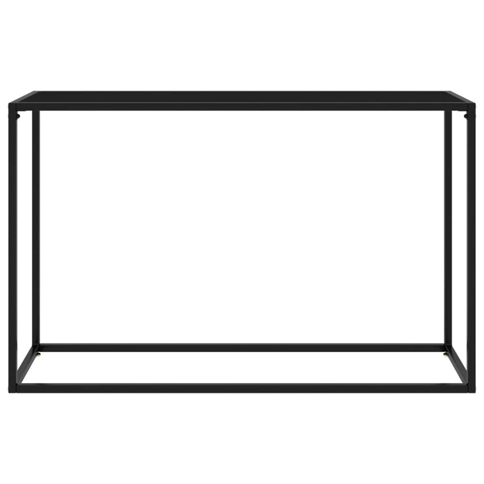 Konsolentisch Schwarz 120x35x75 cm Hartglas