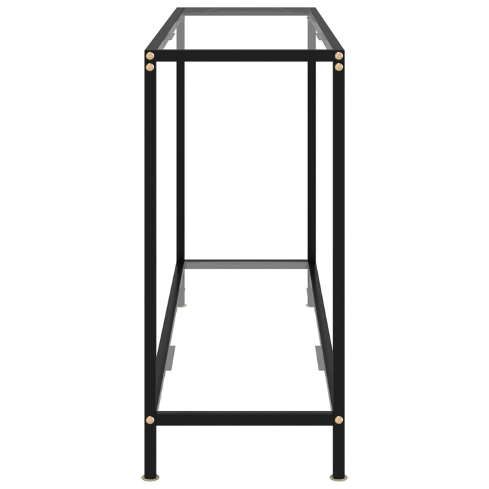 Konsolentisch Transparent 120x35x75 cm Hartglas