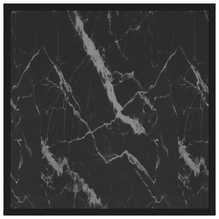 Couchtisch Schwarz 60x60x35 cm Hartglas