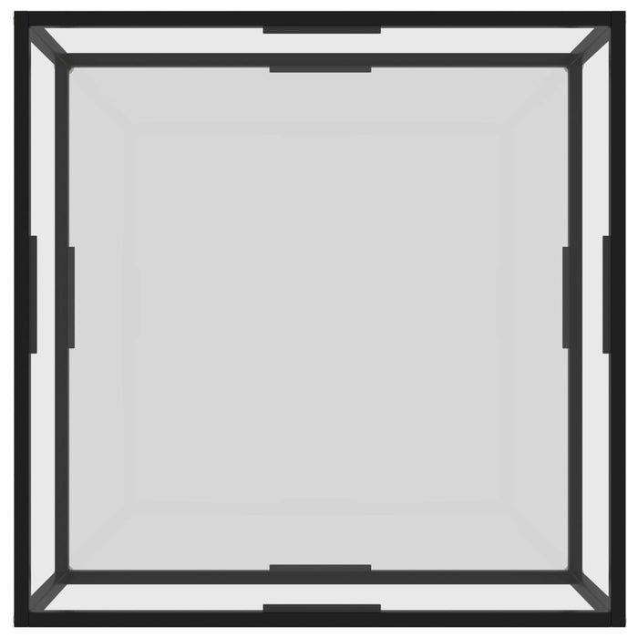 Couchtisch Transparent 80x80x35 cm Hartglas