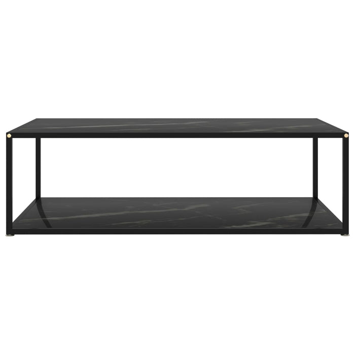 Couchtisch Schwarz 120x60x35 cm Hartglas