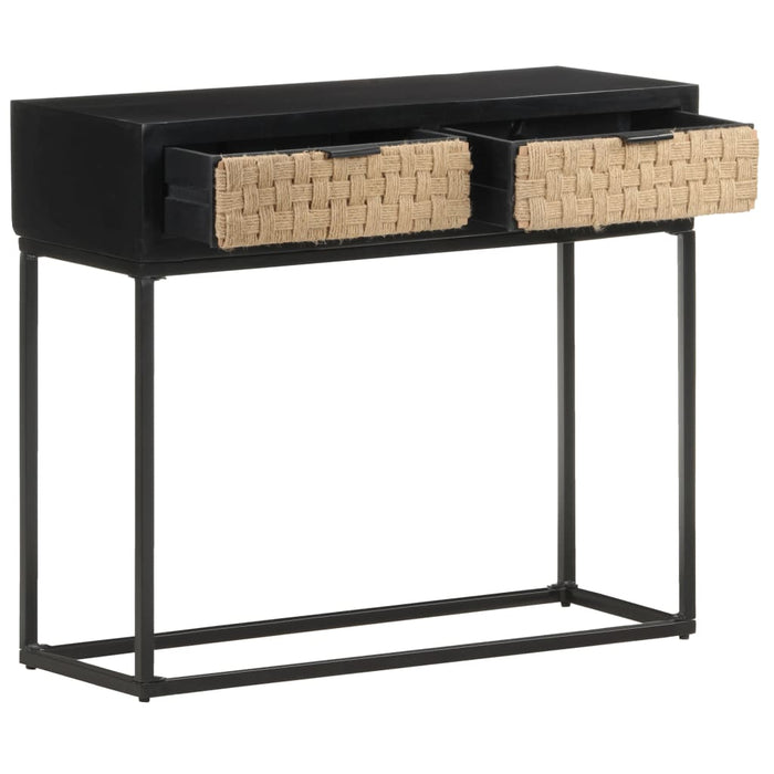 Konsolentisch 90x35x76 cm Mango Massivholz