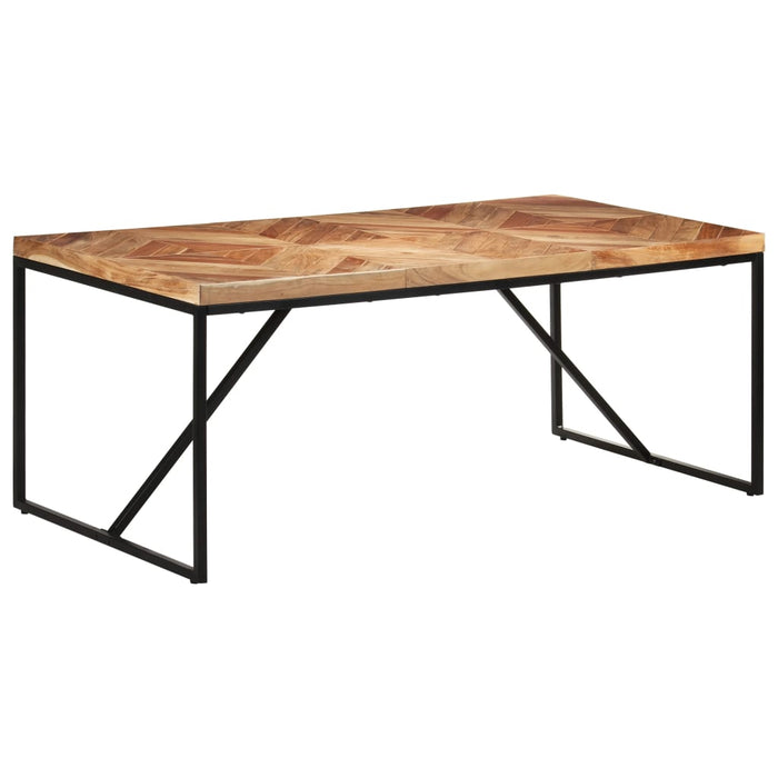 Esstisch Lungard 180x90x76 cm Akazie und Mango Massivholz