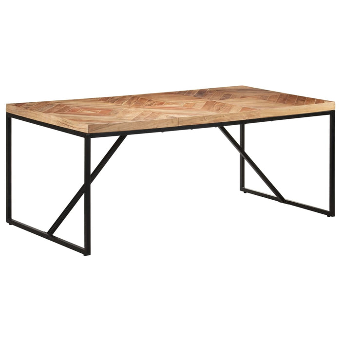 Esstisch Lungard 180x90x76 cm Akazie und Mango Massivholz