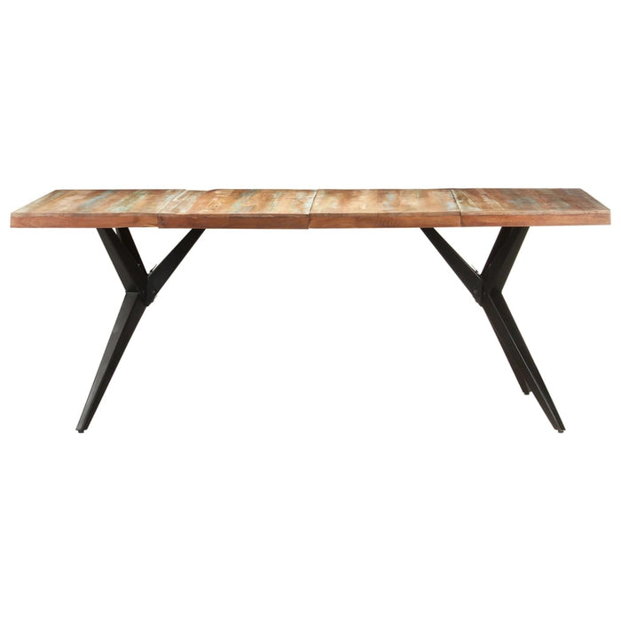 Dining table 200x90x76 cm solid old wood
