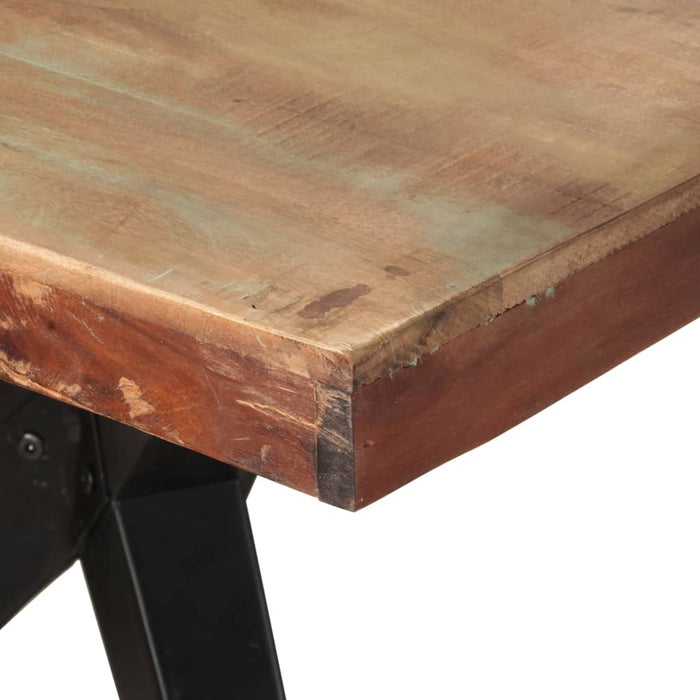 Dining table 200x90x76 cm solid old wood