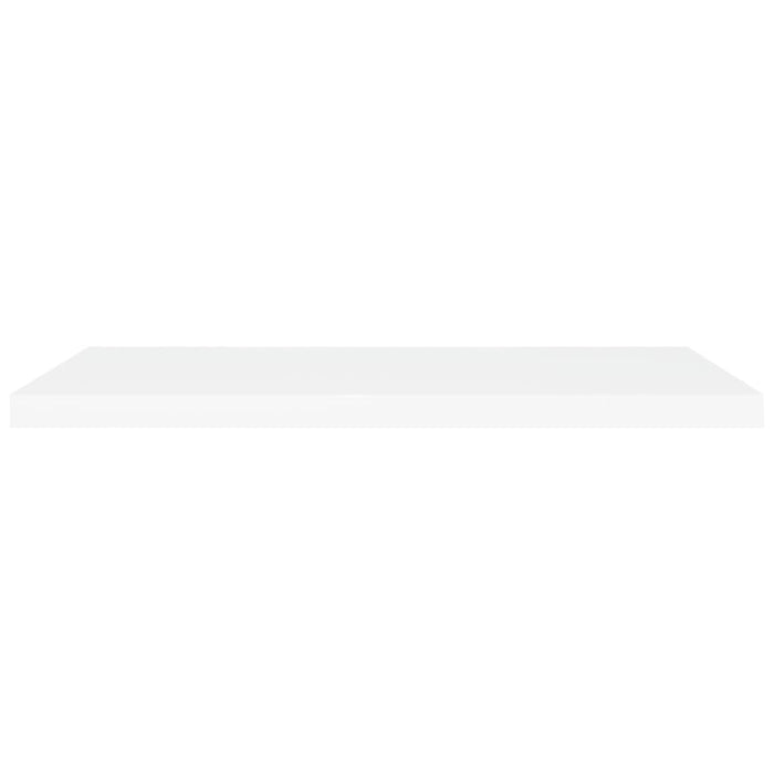 Schwebende Wandregale 4 Stk. Weiß 90x23,5x3,8 cm MDF