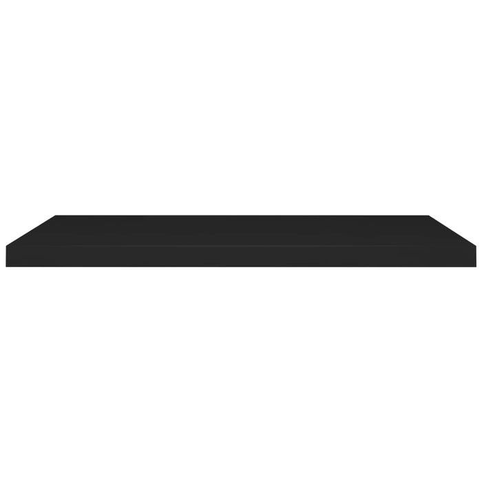 Schwebende Wandregale 4 Stk. Schwarz 90x23,5x3,8 cm MDF