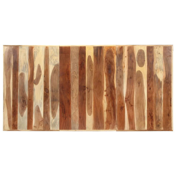 Esstisch 200x100x75 cm Massivholz Honigfarben
