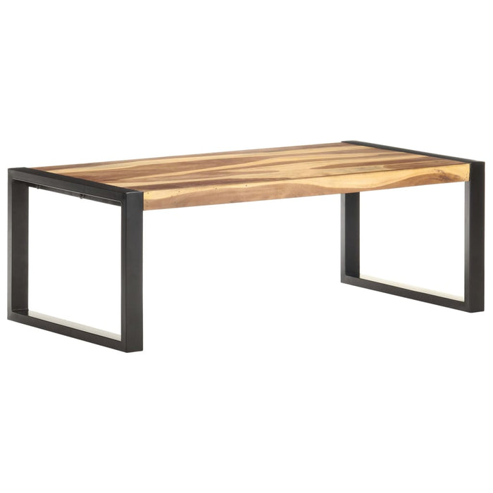 Coffee table 110x60x40 cm solid wood with rosewood finish