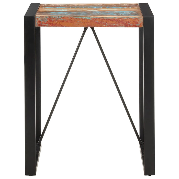 Dining table 60x60x75 cm Recycled solid wood