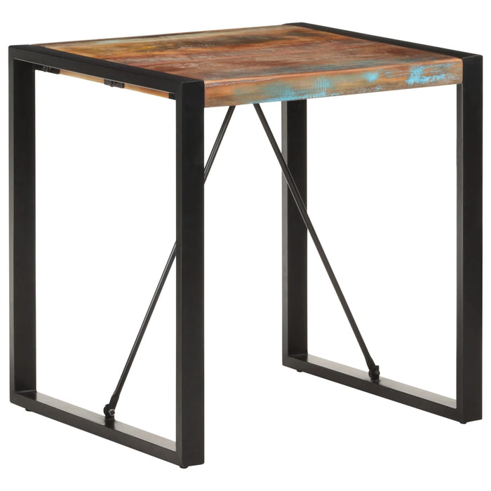 Dining table 70x70x75 cm Recycled solid wood