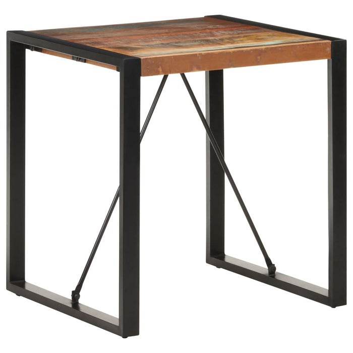Dining table 70x70x75 cm Recycled solid wood