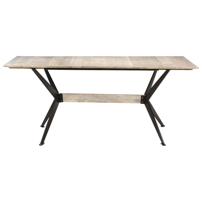 Dining table 180x90x76 cm solid mango wood