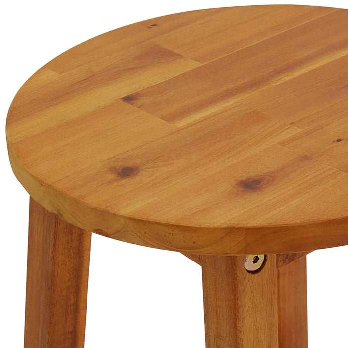 Bar stools 6 pcs. Solid acacia wood