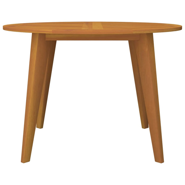 Garden table Ø110x75 cm solid acacia wood