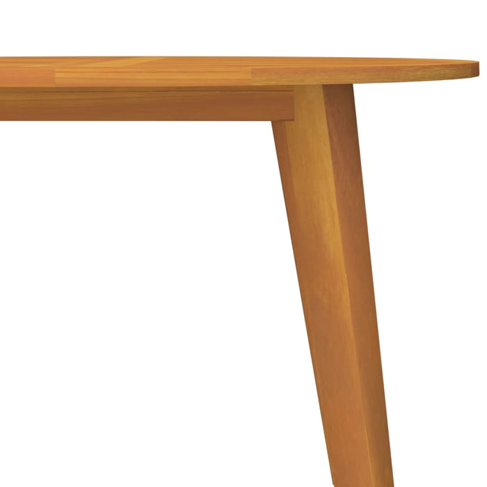Garden table Ø110x75 cm solid acacia wood