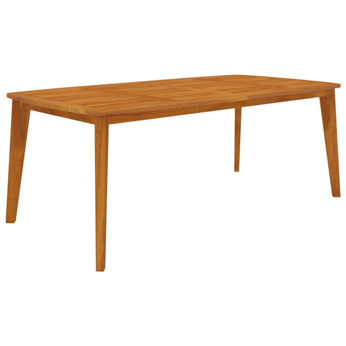 Garden table 200x100x75 cm solid acacia wood