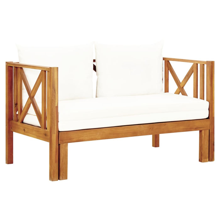 Viola leisure sofa made of solid acacia wood