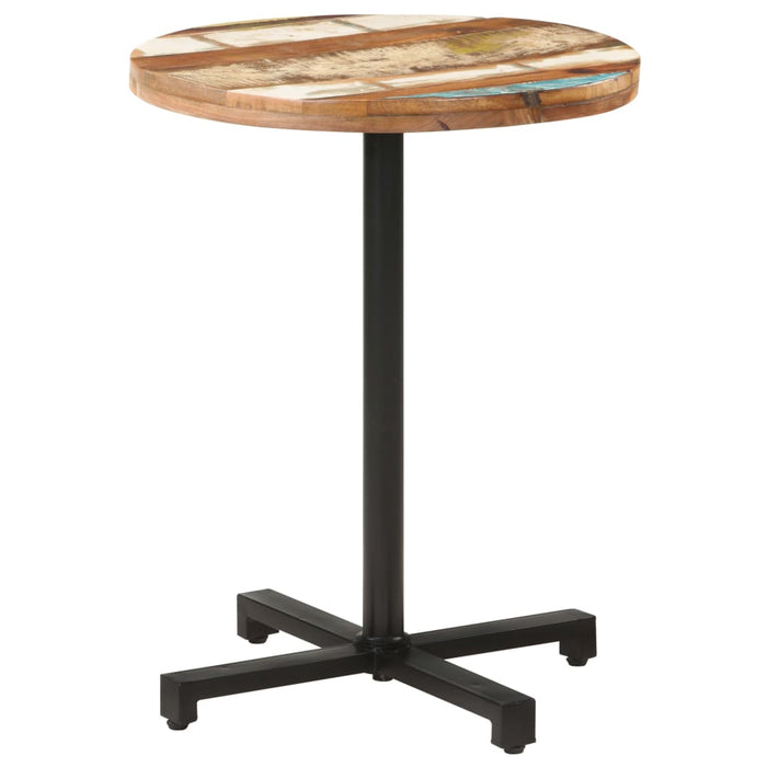 Bistrotisch Rund Ø60x75 cm Altholz Massiv