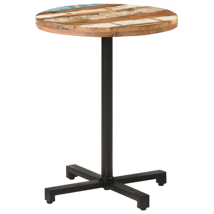 Bistrotisch Rund Ø60x75 cm Altholz Massiv