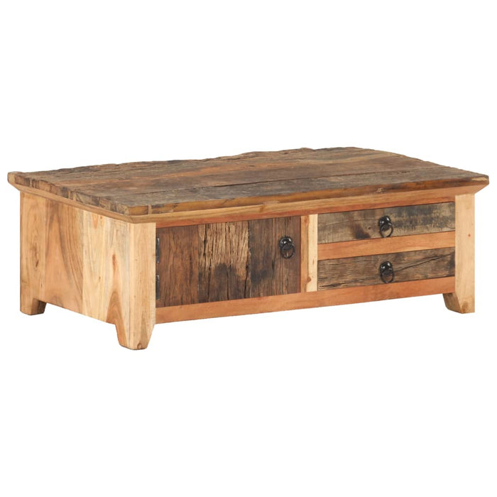 Coffee table 90x50x31 cm Recycled solid wood