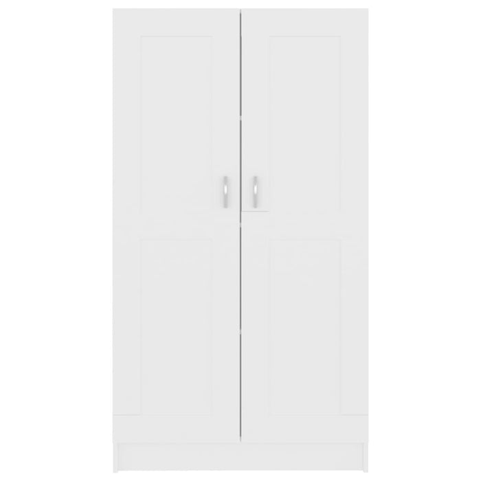 Bücherschrank Weiß 82,5x30,5x150 cm Holzwerkstoff