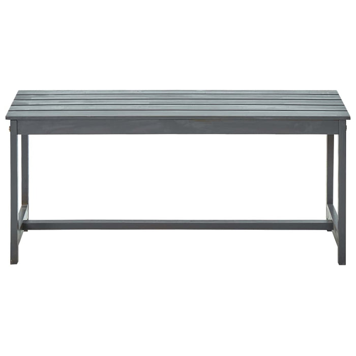 4-tlg. Garten-Lounge-Set Grau Massivholz Akazie