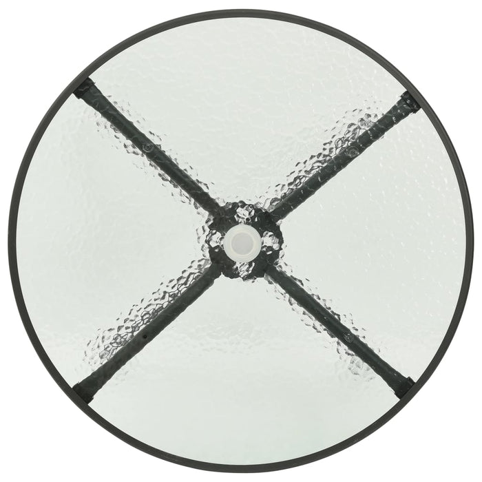 Bistrotisch Anthrazit Ø80x71 cm Stahl