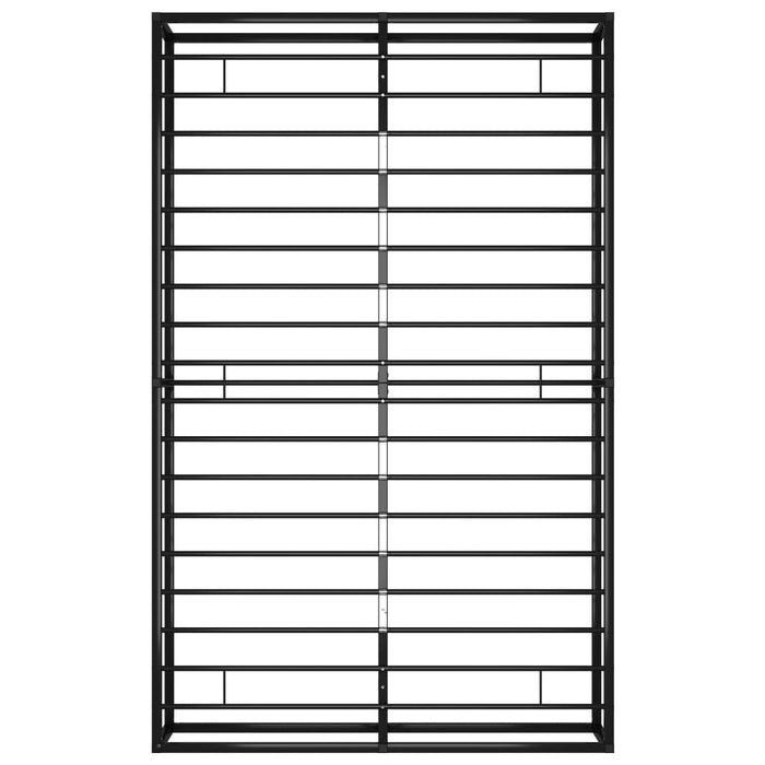 Bettgestell Schwarz Metall 120x200 cm