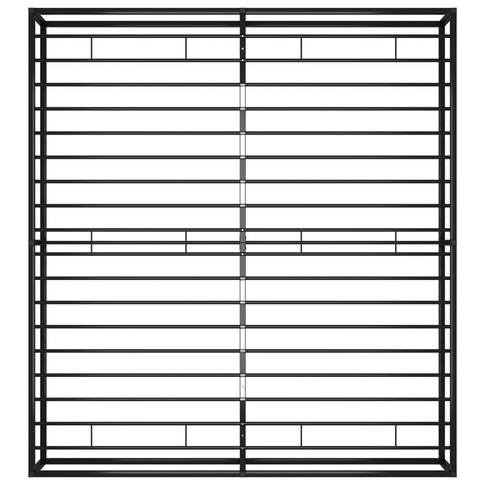 Bettgestell Schwarz Metall 180x200 cm