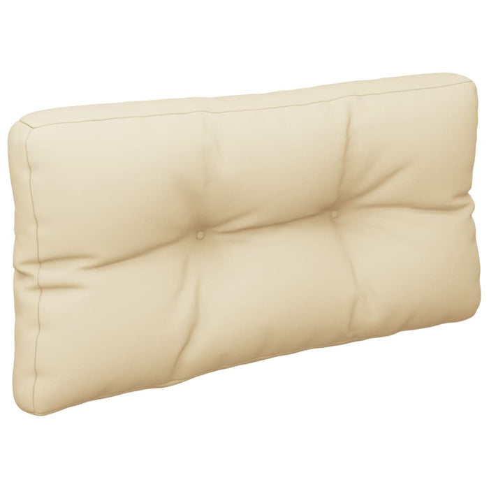 Pallet cushion 2 pieces. Beige fabric