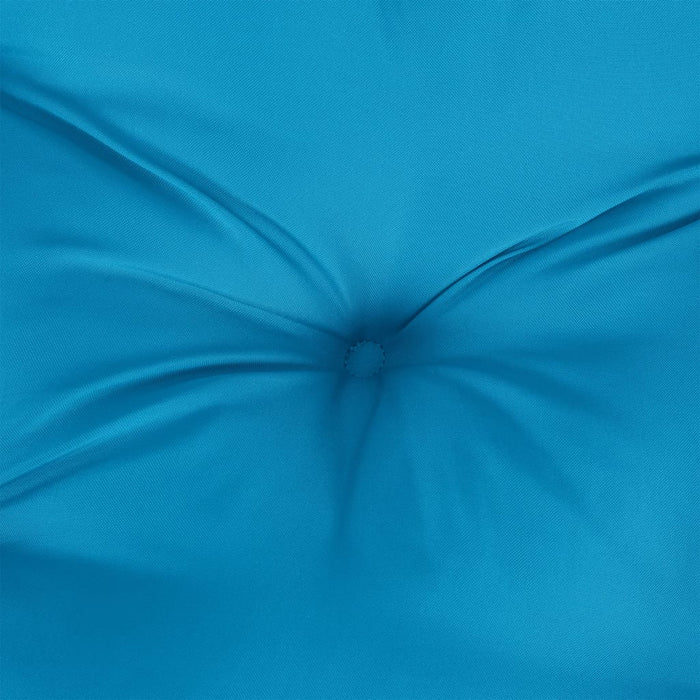 Pallet cushion 2 pieces. Blue fabric
